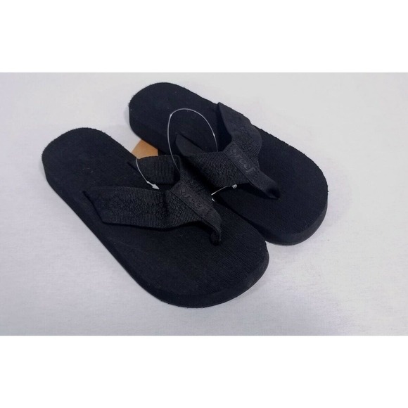 Reef women's Sandy black flip flops size 5 - Picture 5 of 5